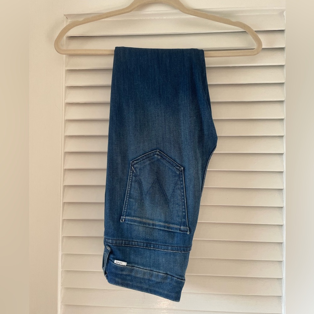 MOTHER - the pixie ankle fray skinny jeans